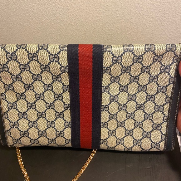 💖GUCCI GG Sherryline Clutch on Chain - Picture 11 of 14
